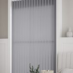 metal grey vertical blind